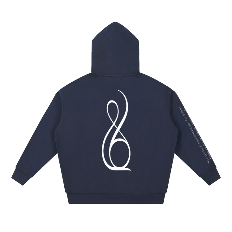 Gather Essential Hoodie Navy Blue