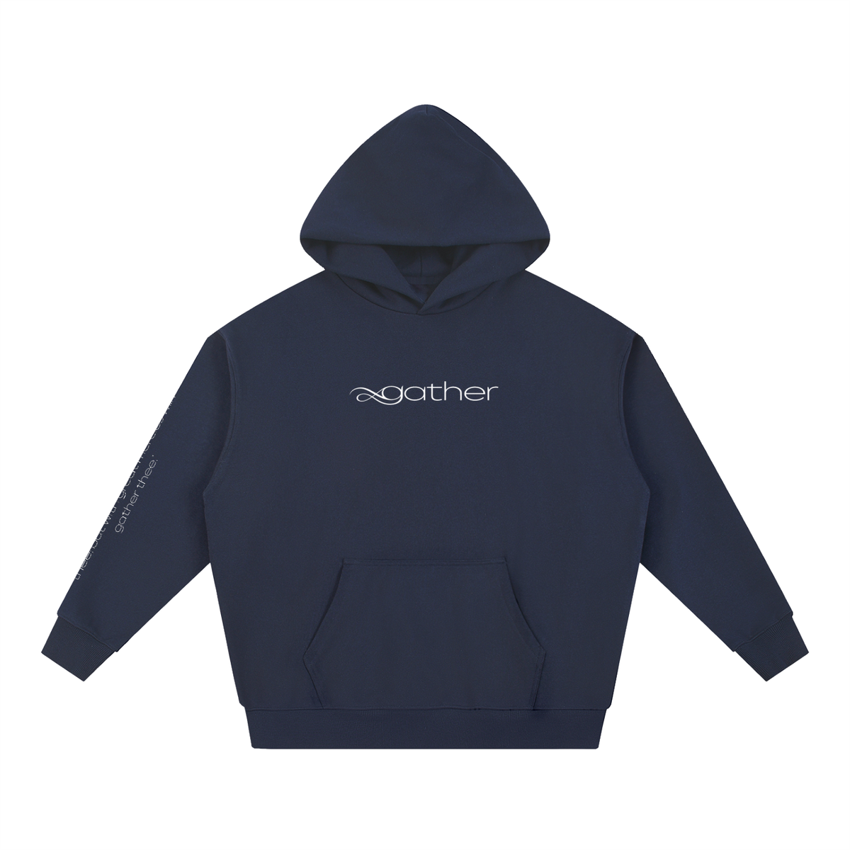 Gather Essential Hoodie Navy Blue