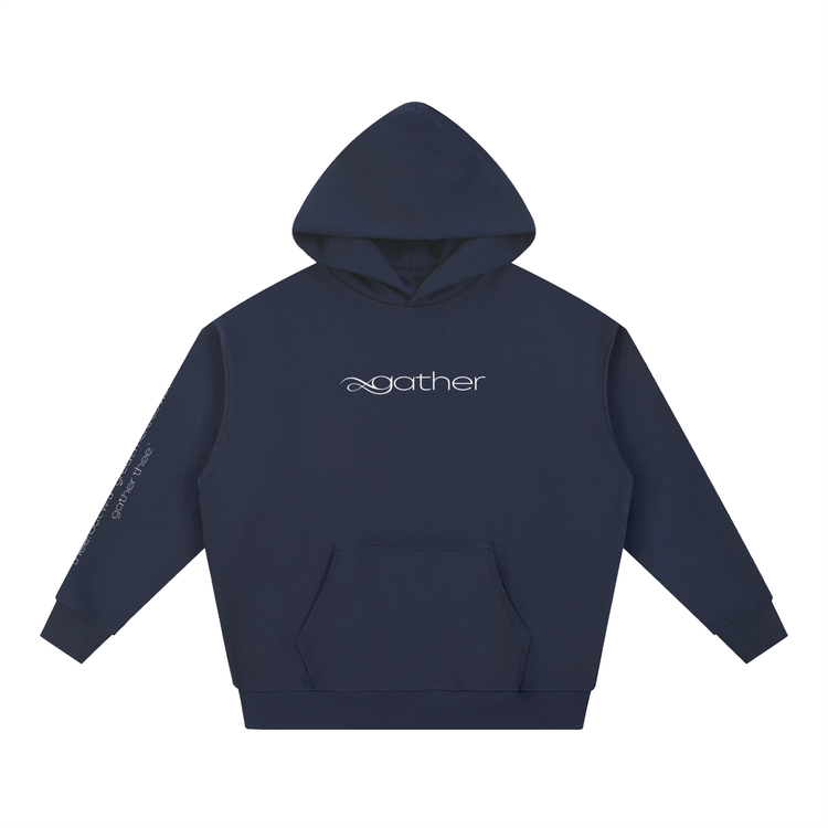 Gather Essential Hoodie Navy Blue