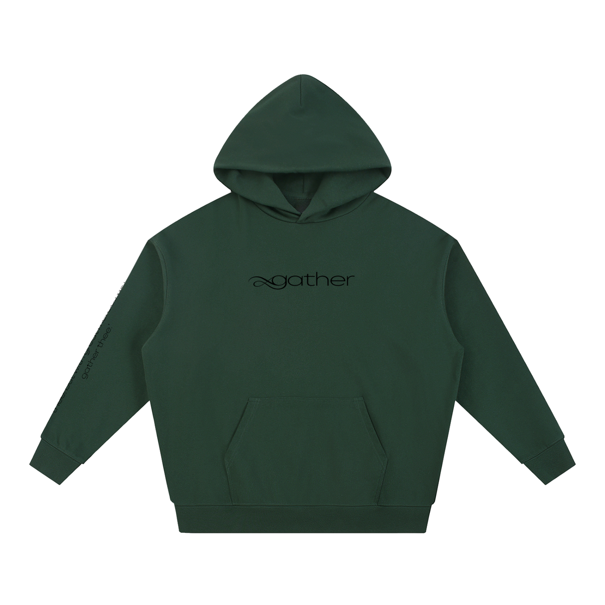 Gather Essential Hoodie Dark Green