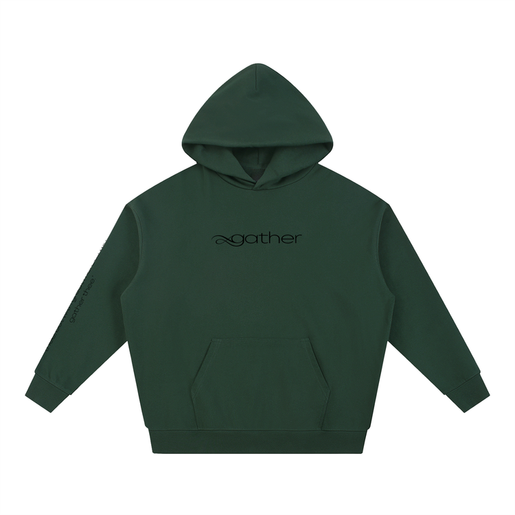 Gather Essential Hoodie Dark Green
